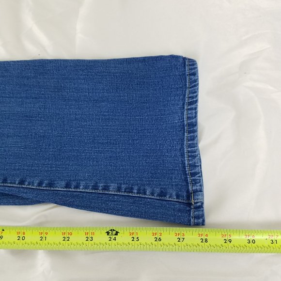 Classic Elements Jeans Womens Size 10 Mid Rise Bootcut Medium‎ Wash Blue Denim - Picture 7 of 12